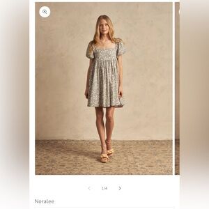 Noralee Vivian Dress in Sky Floral in XL